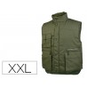 CHALECO DELTAPLUS MULTIBOLSILLOS CON CREMALLERA CINTURA ELASTICA PROTEGE RIÑONES COLOR VERDE TALLA X