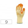 GUANTE DELTAPLUS DE ALGODON POLIESTER ANTIDESLIZANTE ESPECIAL PARA CONSTRUCCION Y JARDIN AMARILLO TA