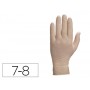 GUANTE DELTAPLUS DE LATEX DESECHABLE ESPECIAL PARA TRABAJOS DE CORTA DURACION CAJA DE 100 TALLA 7-8