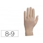 GUANTE DELTAPLUS DE LATEX DESECHABLE ESPECIAL PARA TRABAJOS DE CORTA DURACION CAJA DE 100 TALLA 8-9