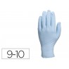 GUANTE DELTAPLUS DE NITRILO DESECHABLE ESPECIAL PARA TRABAJOS DE CORTA DURACION CAJA DE 100 TALLA 9-