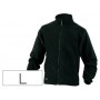 CHAQUETA DELTAPLUS POLAR CON CREMALLERA 2 BOLSILLOS COLOR NEGRO TALLA L