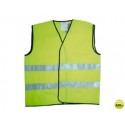 CHALECO FARU REFLECTANTE POLIPROPILENO DE ALTA VISIBILIDAD COLOR AMARILLO FLUORESCENTE
