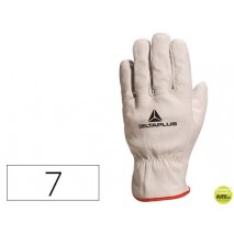 GUANTE DELTAPLUS PIEL VACUNO ESPECIAL PARA TODO TIPO DE TRABAJOS EL MAS VENDIDO DEL MERCADO TALLA 7