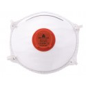 MASCARILLA DELTAPLUS DE PROTECCION USO UNICO CON VALVULA LAMINA NASAL AJUSTABLECLASE FFP3 CAJA DE 10