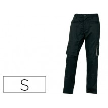 PANTALON DE TRABAJO DELTAPLUS CON FORRO EN FRANELA CON 8 BOLSILLOS COLOR AZUL MARINO TALLA S