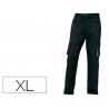 PANTALON DE TRABAJO DELTAPLUS CON FORRO EN FLANELA CON 8 BOLSILLOS COLOR AZUL MARINO TALLA XL