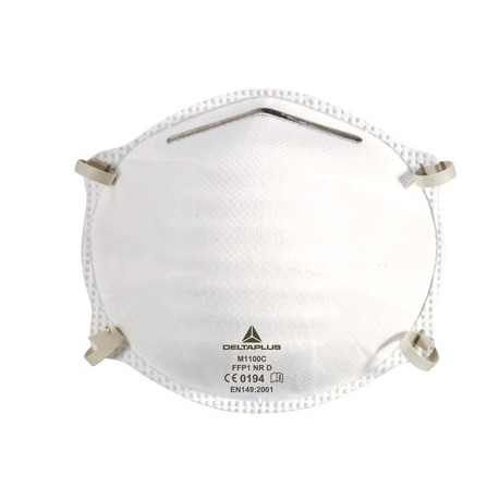MASCARILLA DELTAPLUS DE HIGIENE POLIPROPILENO ELASTICO AJUSTABLE CAJA DE 50 UNIDADES