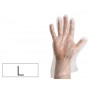 GUANTES GLOVE DESECHABLE POLIETILENO CAJA DE 100 UNIDADES TALLA L