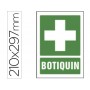 PICTOGRAMA SYSSA SEÑAL DE BOTIQUIN EN PVC 210X297 MM