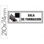 PICTOGRAMA SYSSA SEÑAL DE SALA DE REUNIONES EN PVC 210X74 MM