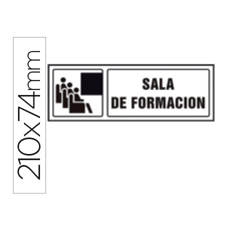 PICTOGRAMA SYSSA SEÑAL DE SALA DE REUNIONES EN PVC 210X74 MM