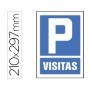 PICTOGRAMA SYSSA SEÑAL DE PARKING VISITAS EN PVC 210X297 MM