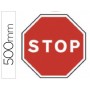 PICTOGRAMA SYSSA SEÑAL VIAL STOP EN ACERO GALVANIZADO 500 MM