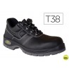 ZAPATOS DE SEGURIDAD DELTAPLUS DE PIEL CRUPON GRABADA CON FORRO ABSORBENTE Y PLANTILLA DE LATEX COLO