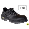 ZAPATOS DE SEGURIDAD DELTAPLUS DE PIEL CRUPON GRABADA CON FORRO ABSORBENTE Y PLANTILLA DE LATEX COLO