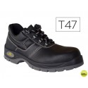 ZAPATOS DE SEGURIDAD DELTAPLUS DE PIEL CRUPON GRABADA CON FORRO ABSORBENTE Y PLANTILLA DE LATEX COLO