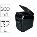 DESTRUCTORA DE DOCUMENTOS FELLOWES AUTOMAX 200C CAPACIDAD DE CORTE 200 HOJAS DESTRUYE GRAPAS CLIP Y