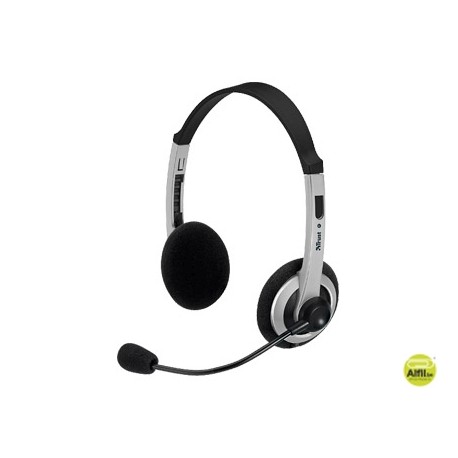 AURICULAR TRUST CONFORTFIT CON MICROFONO INCORPORADO LONGITUD CABLE 2M CONECTOR JACK