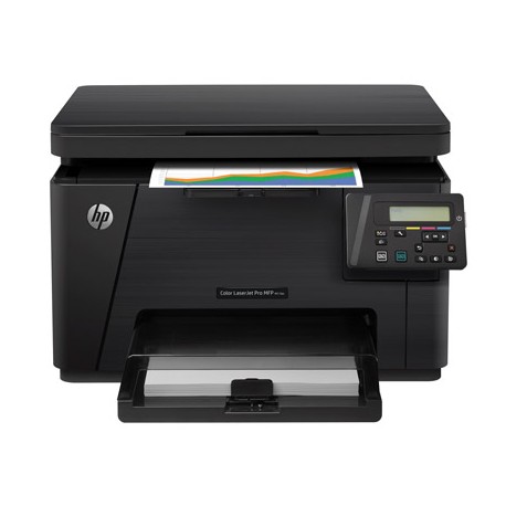 EQUIPO MULTIFUNCION HP LASERJET MFP M176N 16PMM NEGRO 4PMM COLOR COPIADORA ESCANER IMPRESORA LASER C