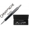 PORTAMINAS CARAN D'ACHE ALCHEMIX 0,7 MM CUERPO CARBONO ADORNOS CROMADOS BRILLANTES CON ESTUCHE