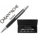 PORTAMINAS CARAN D'ACHE ALCHEMIX 0,7 MM CUERPO CAUCHO ADORNOS CROMADOS BRILLANTES CON ESTUCHE