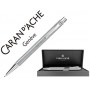 PORTAMINAS CARAN D'ACHE ECRIDOR CUBRIK PLACADO PALADIO GRABADO GUILOCHE ZIGZAG 0,5 MMCON ESTUCHE