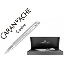 PORTAMINAS CARAN D'ACHE ECRIDOR XS CHEVRON PLACADO PALADIO CORTO 0,5 MM CON ESTUCHE