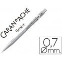 PORTAMINAS CARAN D'ACHE 844 0,7MM CUERPO GRIS ADORNOS CROMADOS