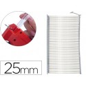 RECAMBIO DE NAVETE ESTANDAR APLI PARA PISTOLA TEXTIL 25MM CAJA DE 5000 UNIDADES