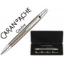 BOLIGRAFO CARAN D'ACHE ALCHEMIX CUERPO PIEL DE REPTIL ADORNOS CROMADOS BRILLANTE CON ESTUCHE PUNTA