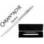 BOLIGRAFO CARAN D'ACHE 849 POP LINE BLANCO CON ESTUCHE PUNTA MEDIA