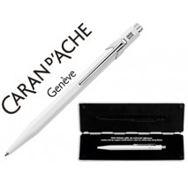 BOLIGRAFO CARAN D'ACHE 849 POP LINE BLANCO CON ESTUCHE PUNTA MEDIA
