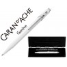 BOLIGRAFO CARAN D'ACHE 849 POP LINE BLANCO CON ESTUCHE PUNTA MEDIA