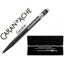 BOLIGRAFO CARAN D'ACHE 849 POP LINE NEGRO CON ESTUCHE PUNTA MEDIA