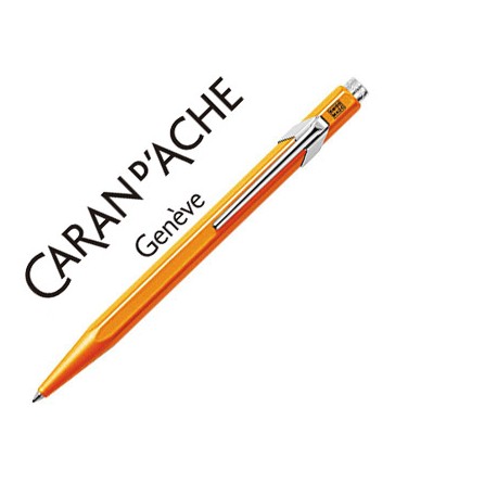 BOLIGRAFO CARAN D'ACHE 849 FLUO NARANJA PUNTA MEDIA