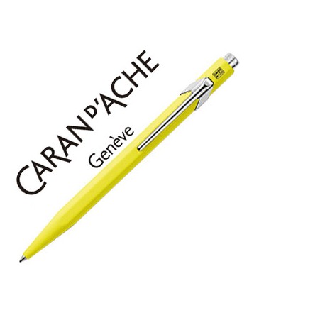 BOLIGRAFO CARAN D'ACHE 849 FLUO AMARILLO PUNTA MEDIA
