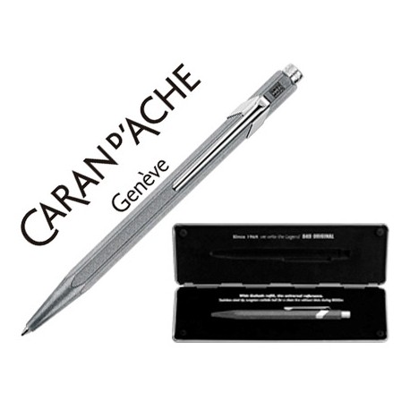 BOLIGRAFO CARAN D'ACHE 849 ORIGINAL PIZARRA CON ESTUCHE PUNTA MEDIA
