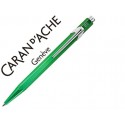 BOLIGRAFO CARAN D'ACHE 849 METALIZADO VERDE PUNTA MEDIA