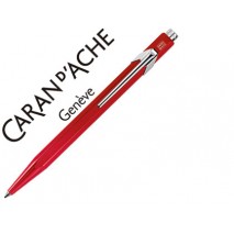 BOLIGRAFO CARAN D'ACHE 849 METALIZADO ROJO PUNTA MEDIA