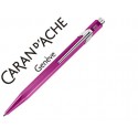 BOLIGRAFO CARAN D'ACHE 849 METALIZADO VIOLETA PUNTA MEDIA