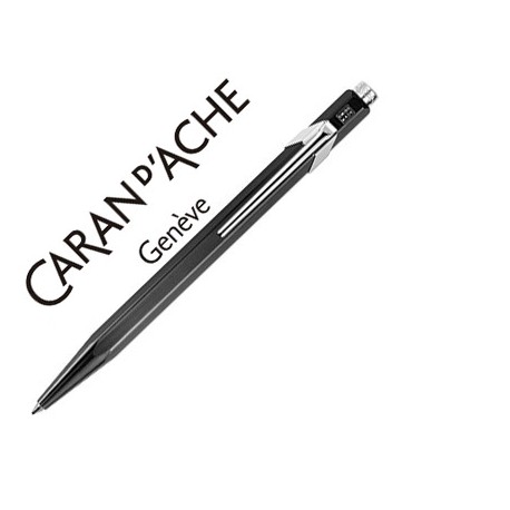 BOLIGRAFO CARAN D'ACHE 849 METALIZADO NEGRO PUNTA MEDIA