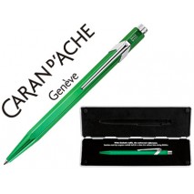 BOLIGRAFO CARAN D'ACHE 849 POP LINE METALIZADO VERDE CON ESTUCHE PUNTA MEDIA