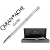 ROLLER CARAN D'ACHE ECRIDOR CHEVRON PLACADO PALADIO CON ESTUCHE PUNTA MEDIA