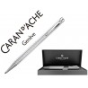 BOLIGRAFO CARAN D'ACHE ECRIDOR CHEVRON PLACADO PALADIO CON ESTUCHE PUNTA MEDIA