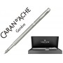 PLUMA CARAN D'ACHE ECRIDOR RETRO PLACADO PALADIO RODIADO CON ESTUCHE PLUMIN MEDIO