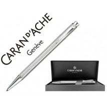 BOLIGRAFO CARAN D'ACHE ECRIDOR RETRO PLACADO PALADIO CON ESTUCHE PUNTA MEDIA