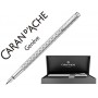 PLUMA CARAN D'ACHE ECRIDOR GOLF PLACADO PALADIO RODIADA CON ESTUCHE PLUMIN MEDIO