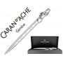 BOLIGRAFO CARAN D'ACHE ECRIDOR MADEMOISELLE PLACADO PALADIO CORAZON CON ESTUCHE PUNTA MEDIA