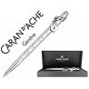 BOLIGRAFO CARAN D'ACHE ECRIDOR MADEMOISELLE PLACADO PALADIO CANDADO CON ESTUCHE PUNTA MEDIA